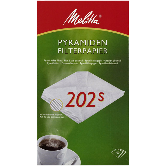 Pyramiden-Filterpapier 202 S - 100 Stück